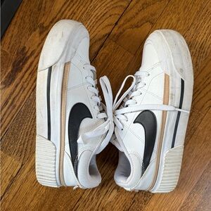 Women’s White and Black Sneakers